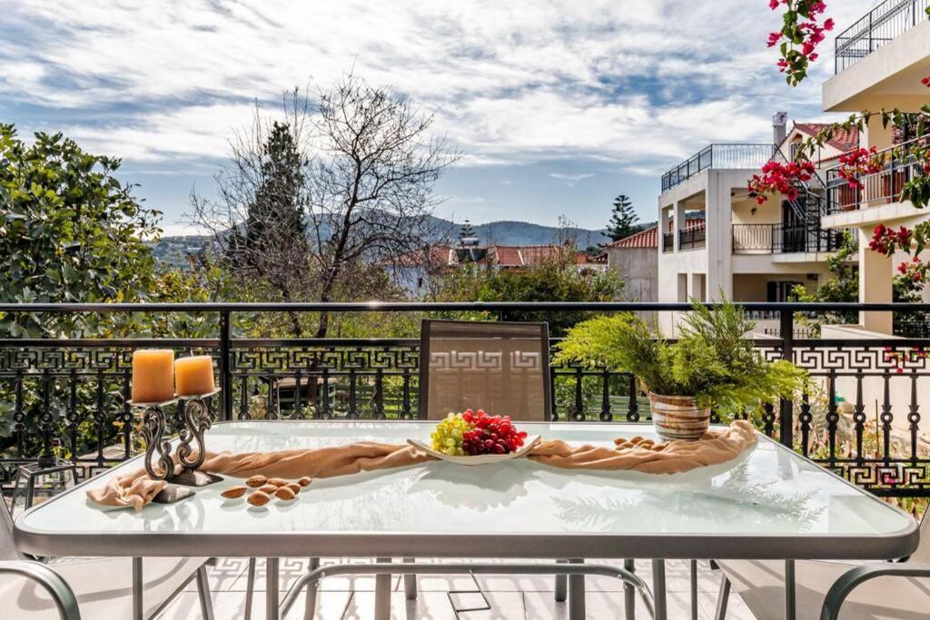 Meandros Apartment Garden View Skopelos Town Bagian luar foto