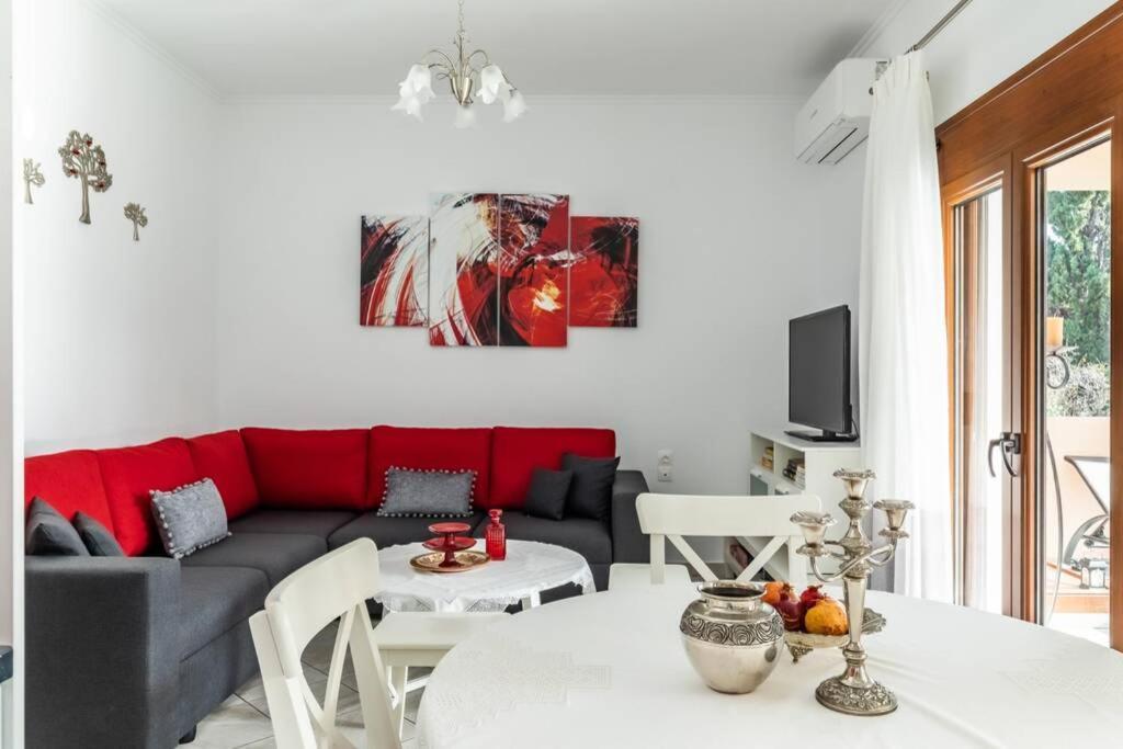Meandros Apartment Garden View Skopelos Town Bagian luar foto